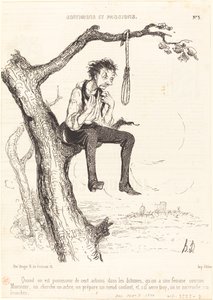 Amikor száz részvényed van... alkotó: Honoré Daumier