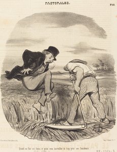 Amikor megcsináljuk a szénát... alkotó: Honoré Daumier