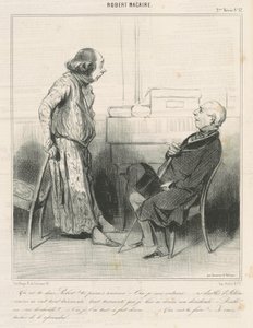 Mi van veled, Robert? ... alkotó: Honoré Daumier