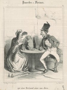 Aki szereti Bertrandot, az szereti a kutyáját alkotó: Honoré Daumier
