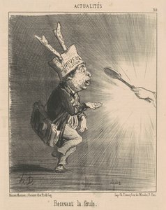 A hüvely fogadása alkotó: Honoré Daumier