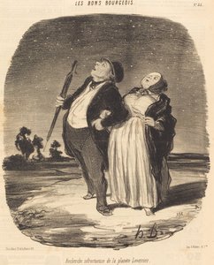 Sikertelen keresés a Leverrier bolygó után alkotó: Honoré Daumier
