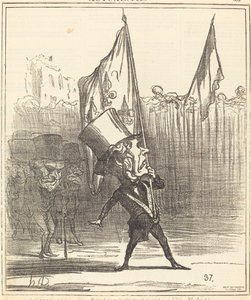 Nézd, de ne nyúlj hozzá! alkotó: Honoré Daumier