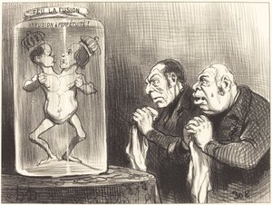 Felesleges megbánás! alkotó: Honoré Daumier