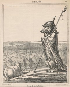 Felújított szökőkút alkotó: Honoré Daumier