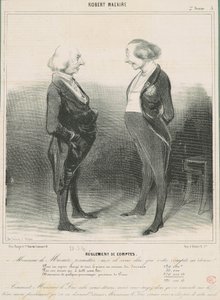 Leszámolás alkotó: Honoré Daumier