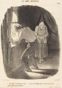 Hat fok nulla alatt... alkotó: Honoré Daumier