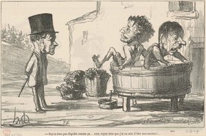 Szóval ne undorodj már így... alkotó: Honoré Daumier
