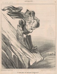 Veszélyes lejtőn állva alkotó: Honoré Daumier