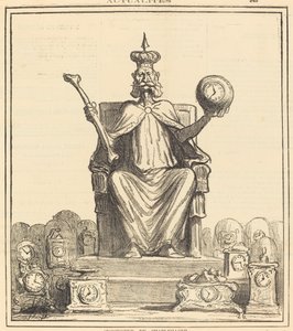 Nagy Károly utódja alkotó: Honoré Daumier