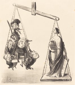 Általános választójog alkotó: Honoré Daumier