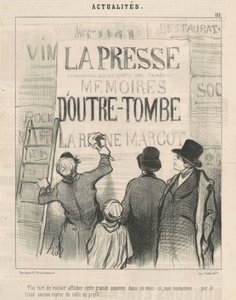 Tévedsz, hogy fel akarod adni ezt a... hirdetést... alkotó: Honoré Daumier