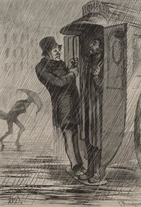 Az Omnibusz: Tele. alkotó: Honoré Daumier