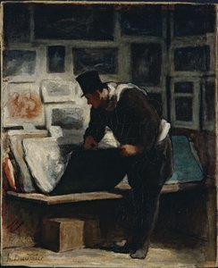 A nyomatgyűjtő alkotó: Honoré Daumier