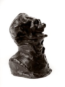 A „jobbközép hírességei”” karikatúra, Charles Philipon (Philippon), a „” Karikatúra” és a „Charivari”” rendezője. Újságíró. A nevetés edente.”” Honore Daumier (1808-1879) szobra 19. századi Dim i alkotó: Honoré Daumier