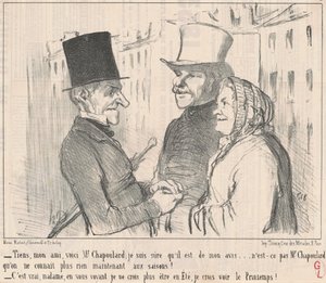 Íme, barátom, itt van Mr. Chapoulard... alkotó: Honoré Daumier