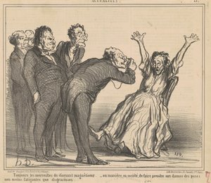 Mindig a gyémánt csodái... alkotó: Honoré Daumier