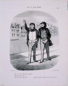 Amit csak akarunk: Tudod, a napfogyatkozás kezdődik... alkotó: Honoré Daumier