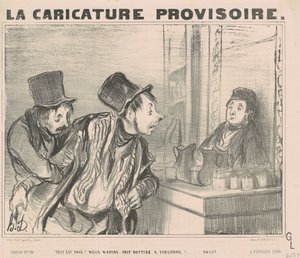Minden ki van fizetve? Mi csak... szia alkotó: Honoré Daumier
