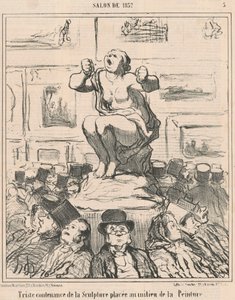 A szobor szomorú arca... alkotó: Honoré Daumier