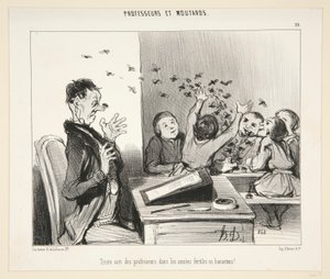 Szomorú tanársors? - #19 pf Professzorok és mustárok alkotó: Honoré Daumier