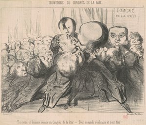 A kongresszus harmadik és utolsó ülése... alkotó: Honoré Daumier