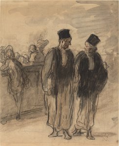 Két ügyvéd alkotó: Honoré Daumier