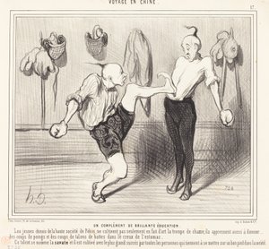 A ragyogó oktatás kiegészítője alkotó: Honoré Daumier