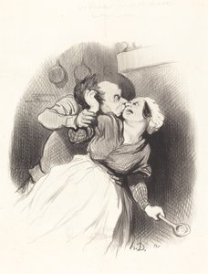 Visszatérés a fiatalsághoz alkotó: Honoré Daumier