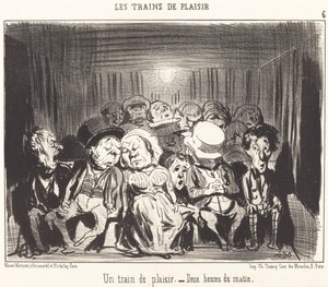 Az örömvonat alkotó: Honoré Daumier