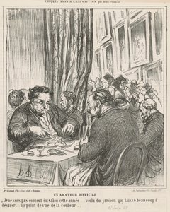 Nehéz amatőr alkotó: Honoré Daumier