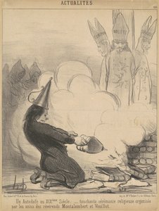 században égő könyv alkotó: Honoré Daumier