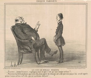 Tanulság a modern erkölcsről alkotó: Honoré Daumier