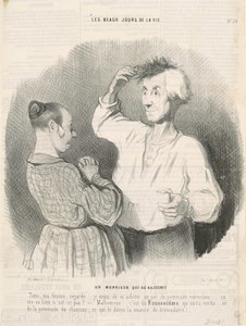Egy fiatalodó úriember alkotó: Honoré Daumier