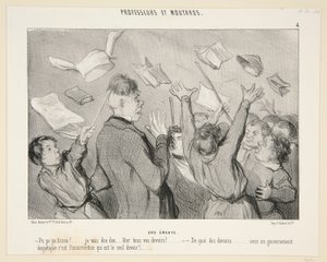 Lázadás; 4. professzorok és mustárok alkotó: Honoré Daumier