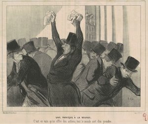 Tőzsdei pánik alkotó: Honoré Daumier