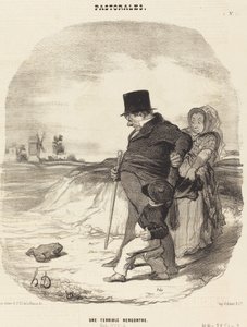 Szörnyű találkozás alkotó: Honoré Daumier