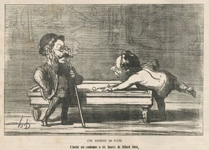 Egy esős nap alkotó: Honoré Daumier