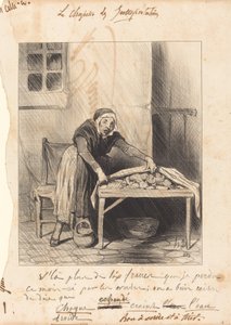 Több mint hat frankot veszítek... alkotó: Honoré Daumier