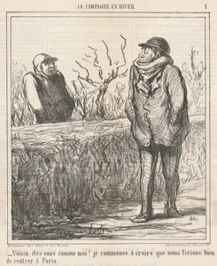 Szomszéd, olyan vagy, mint én? ... alkotó: Honoré Daumier