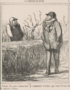 Szomszéd, olyan vagy, mint én? ... alkotó: Honoré Daumier