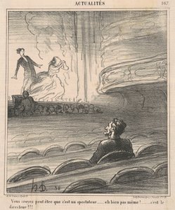 Azt gondolhatod, hogy néző... alkotó: Honoré Daumier