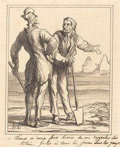 Nem kell emlékeztetned a címeire... alkotó: Honoré Daumier