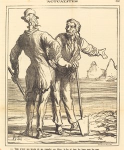 Nem kell emlékeztetned a címeire... alkotó: Honoré Daumier