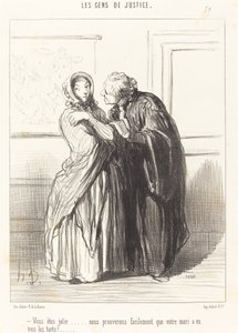 Te gyönyörű vagy... alkotó: Honoré Daumier