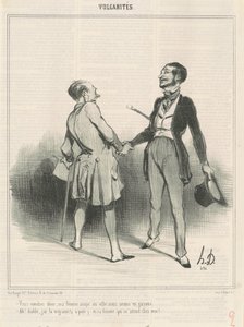 Eljössz vacsorázni, a feleségem a városban vacsorázik... alkotó: Honoré Daumier