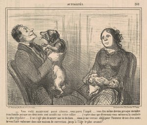 Itt most állampolgári igazolvány alkotó: Honoré Daumier