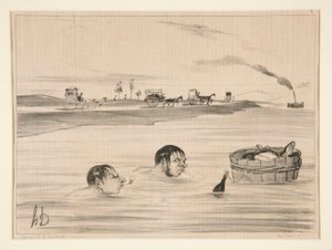 Utazás a St. Cloudon alkotó: Honoré Daumier
