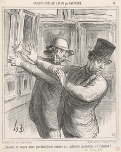 Lássuk csak... legalább ezt a Courbet-t csodáld meg! ... alkotó: Honoré Daumier