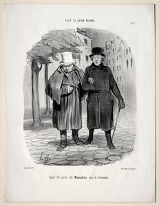 Mit akarsz, 7. tábla: Miután átvette a dandies részét a Directory alatt alkotó: Honoré Daumier